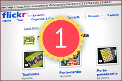 Passo 1: Tela do Flickr da FofysFactory